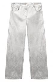 Брюки из экокожи MSGM Kids