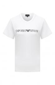 Хлопковая футболка Emporio Armani