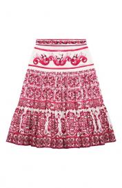 Хлопковая юбка Dolce&Gabbana