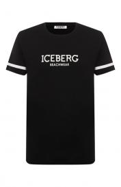 Хлопковая футболка Iceberg