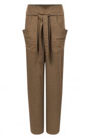 Брюки из вискозы и хлопка ISABEL MARANT ETOILE
