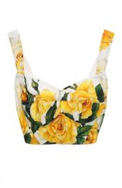 Хлопковый топ Dolce&Gabbana