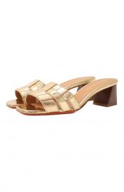 Кожаные мюли Santoni