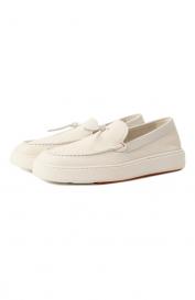 Кожаные лоферы Santoni