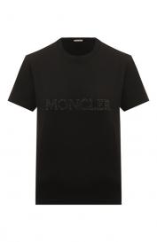 Хлопковая футболка Moncler