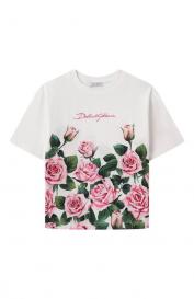 Хлопковая футболка Dolce&Gabbana