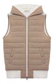 Утепленный жилет Brunello Cucinelli