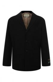 Хлопковый пиджак Gucci