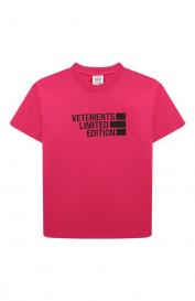 Хлопковая футболка Vetements