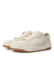 Кожаные кеды Sneak air Santoni