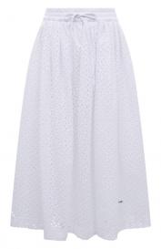 Хлопковая юбка Miu Miu