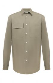 Хлопковая рубашка Jil Sander