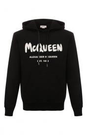 Хлопковое худи Alexander McQueen