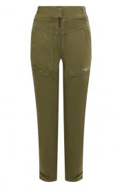Брюки из хлопка и льна Aeronautica Militare