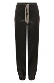 Кожаные джоггеры Brunello Cucinelli