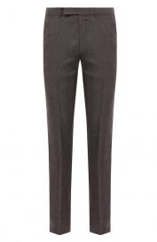 Брюки из шерсти и льна Zegna