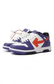 Комбинированные кеды Out Of Office Off-white