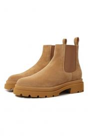 Замшевые челси Santoni