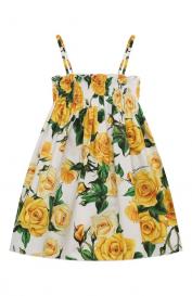 Хлопковый сарафан Dolce&Gabbana