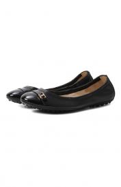 Кожаные балетки Tod's