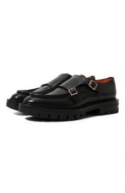 Кожаные монки Santoni