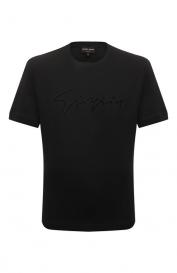Хлопковая футболка Giorgio Armani
