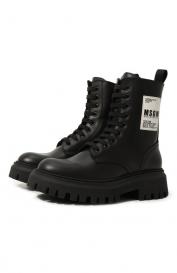 Кожаные ботинки MSGM Kids