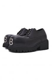 Кожаные дерби Stomper Balenciaga