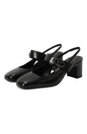 Кожаные туфли VLogo Locker Valentino