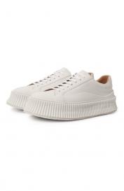 Кожаные кеды Jil Sander