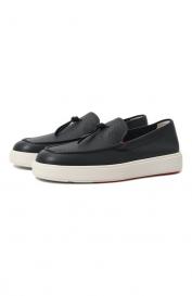 Кожаные лоферы Santoni