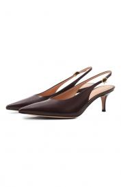 Кожаные туфли Robbie Sling 55 Gianvito Rossi