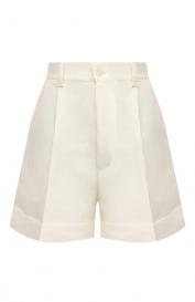 Шорты из вискозы и льна Forte Dei Marmi Couture