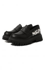 Кожаные лоферы MSGM Kids