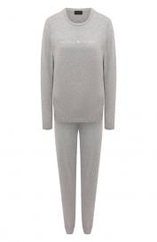 Хлопковая пижама Emporio Armani