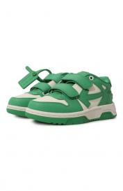 Кожаные кеды Off-white
