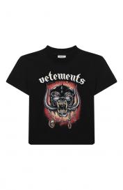 Хлопковая футболка Vetements