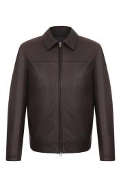 Кожаная куртка Brioni