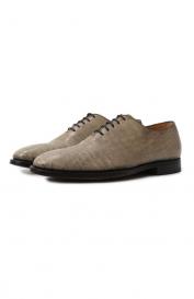 Оксфорды из кожи крокодила KITON