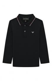 Хлопковое поло Emporio Armani