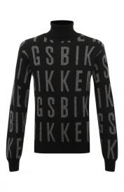 Водолазка из вискозы и шерсти Dirk Bikkembergs