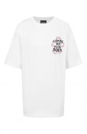 Хлопковая футболка Comme des Fuckdown