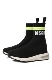 Текстильные кроссовки MSGM Kids