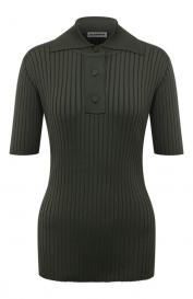 Поло из вискозы Jil Sander