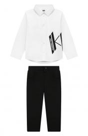 Комплект из рубашки и брюк KARL LAGERFELD KIDS