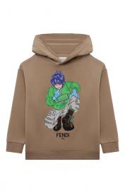 Хлопковое худи Fendi