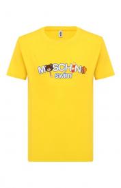 Хлопковая футболка Moschino