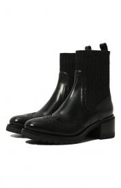 Комбинированные ботильоны Santoni