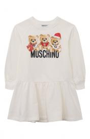 Хлопковое платье Moschino