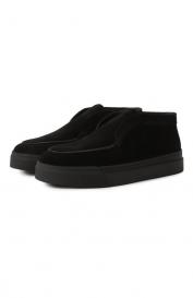 Замшевые кеды Santoni